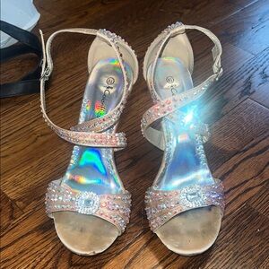 Elegant REAL SWAROVSKI Rhinestone Embellished Sandals